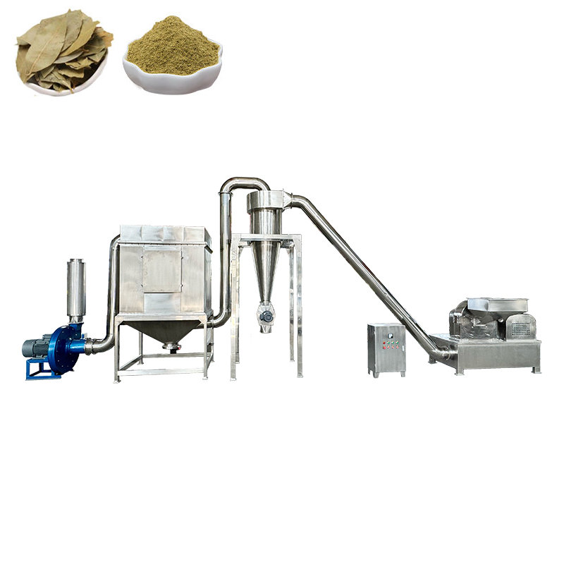 Bay leaf grinding-machine